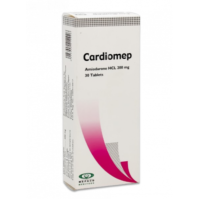 CARDIOMEP 200 MG ( AMIODARONE HCL ) 30 TABLETS